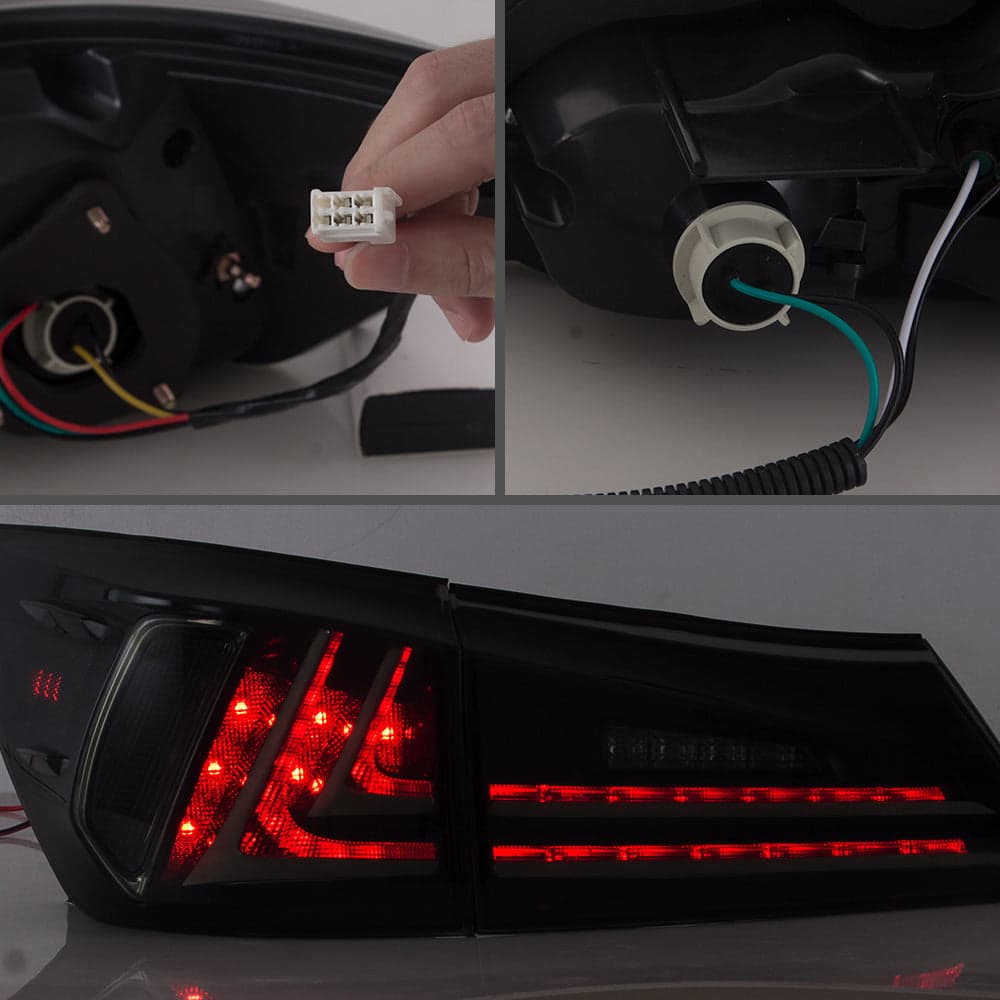 2006-2014 Lexus IS250 IS350 IS F Scheinwerfer und LED-Rückleuchten Set | VLAND view 14