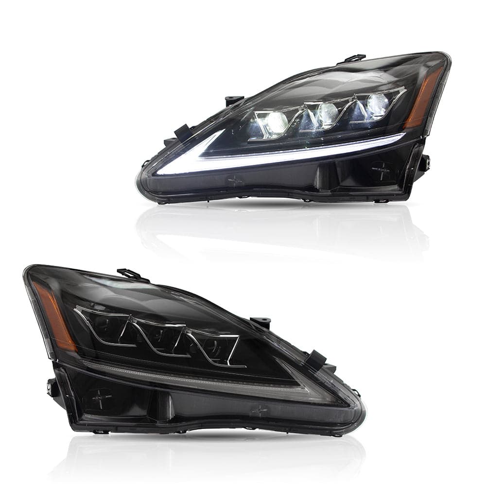 2006-2014 Lexus IS250 IS350 IS F Scheinwerfer und LED-Rückleuchten Set | VLAND view 7