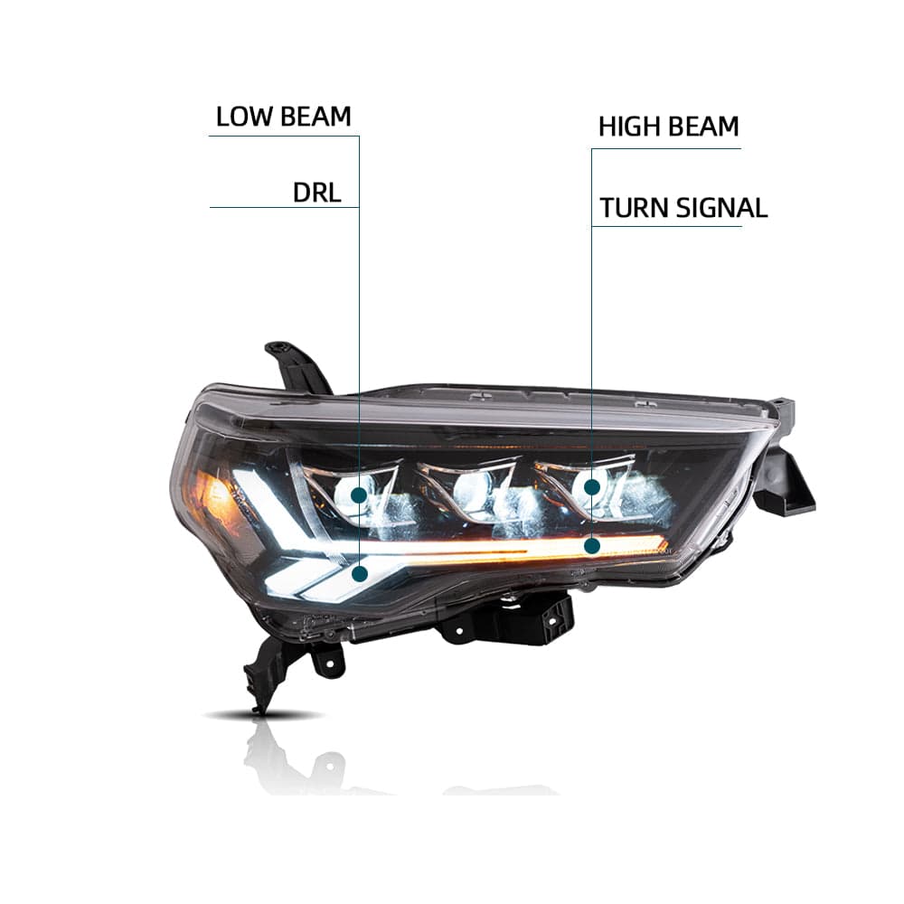 LED Projektionsscheinwerfer für 2014-2020 Toyota 4Runner | VLAND view 5