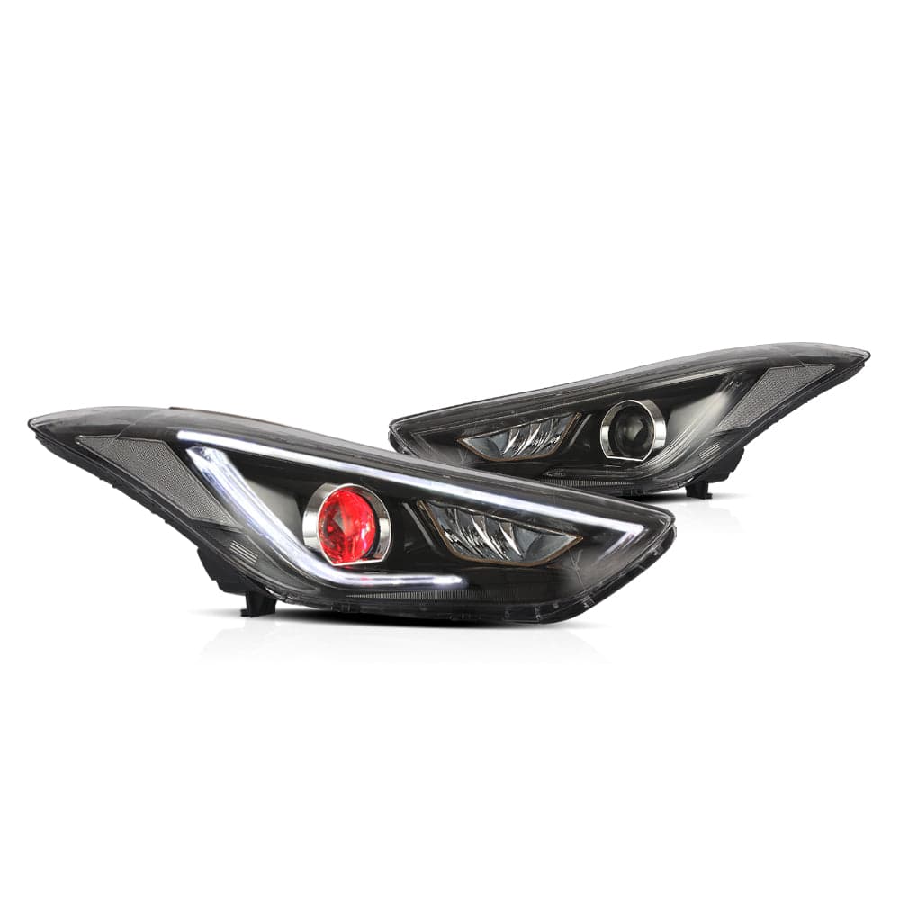 Projector Headlights For Hyundai Elantra (Avante MD) 2011-2015 view 2