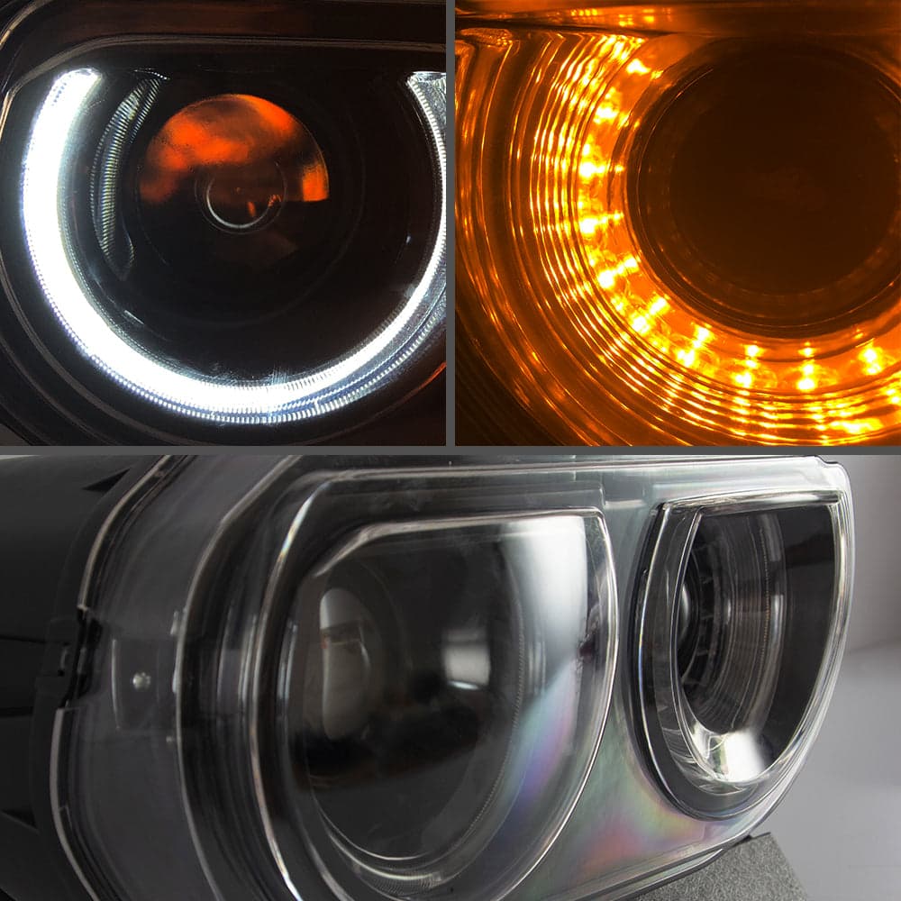 2008-2014 Dodge Challenger 3th Gen LED HeadLights view 11
