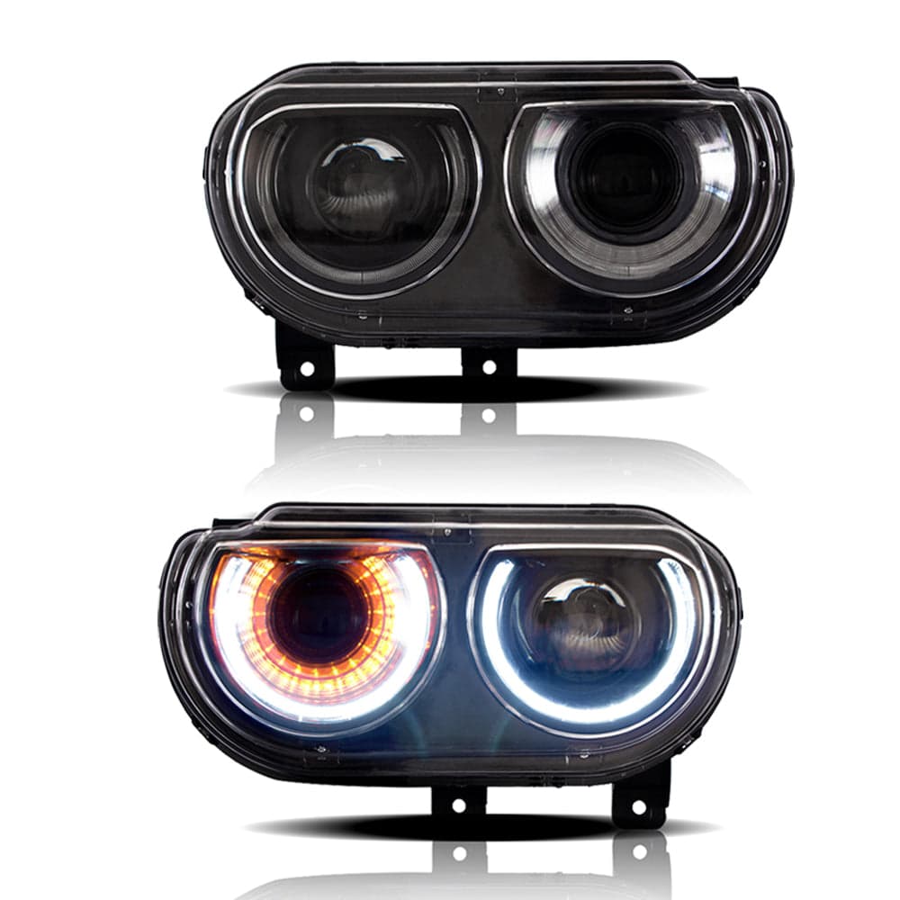 2008-2014 Dodge Challenger 3th Gen LED HeadLights view 3