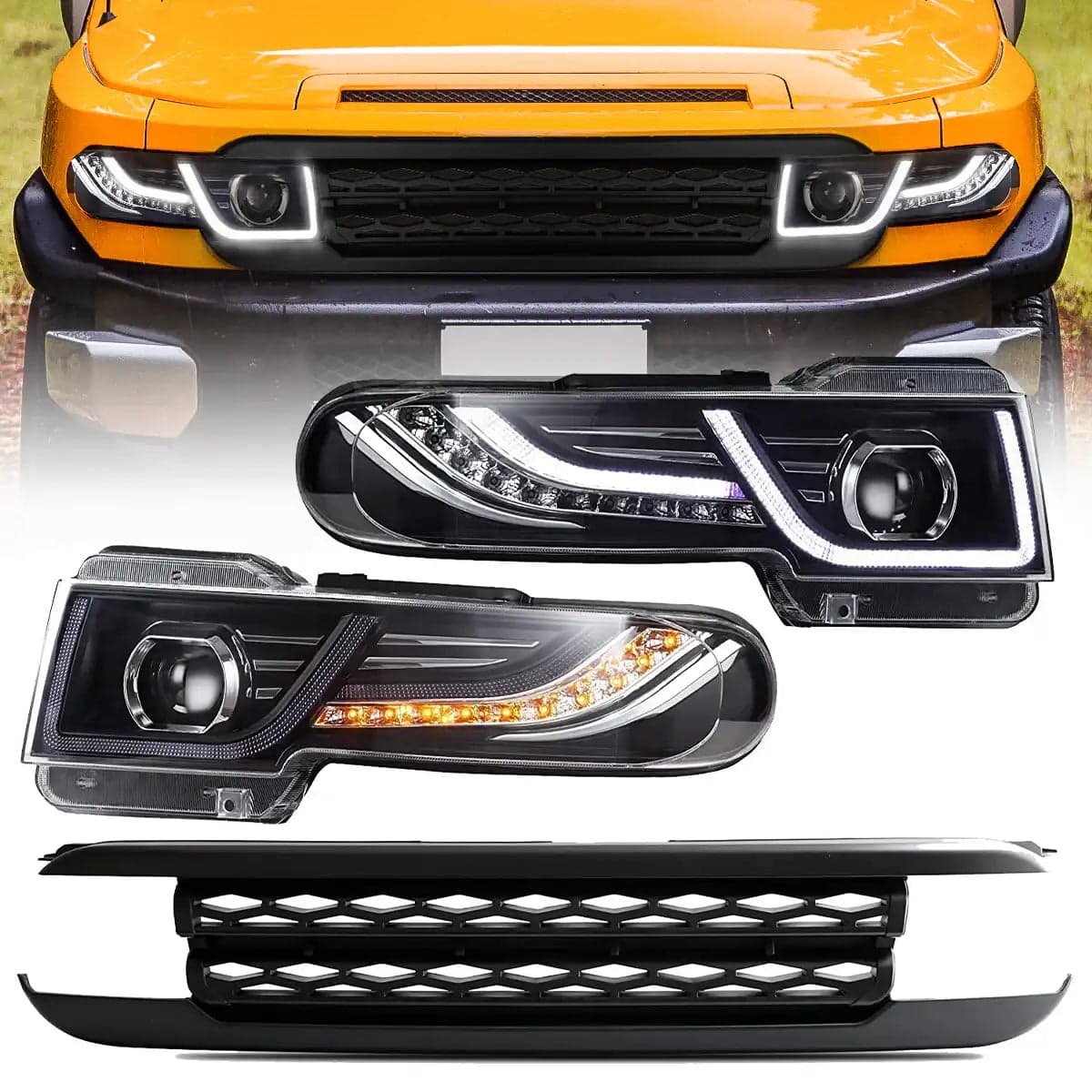 Headlights with Black Grille preview