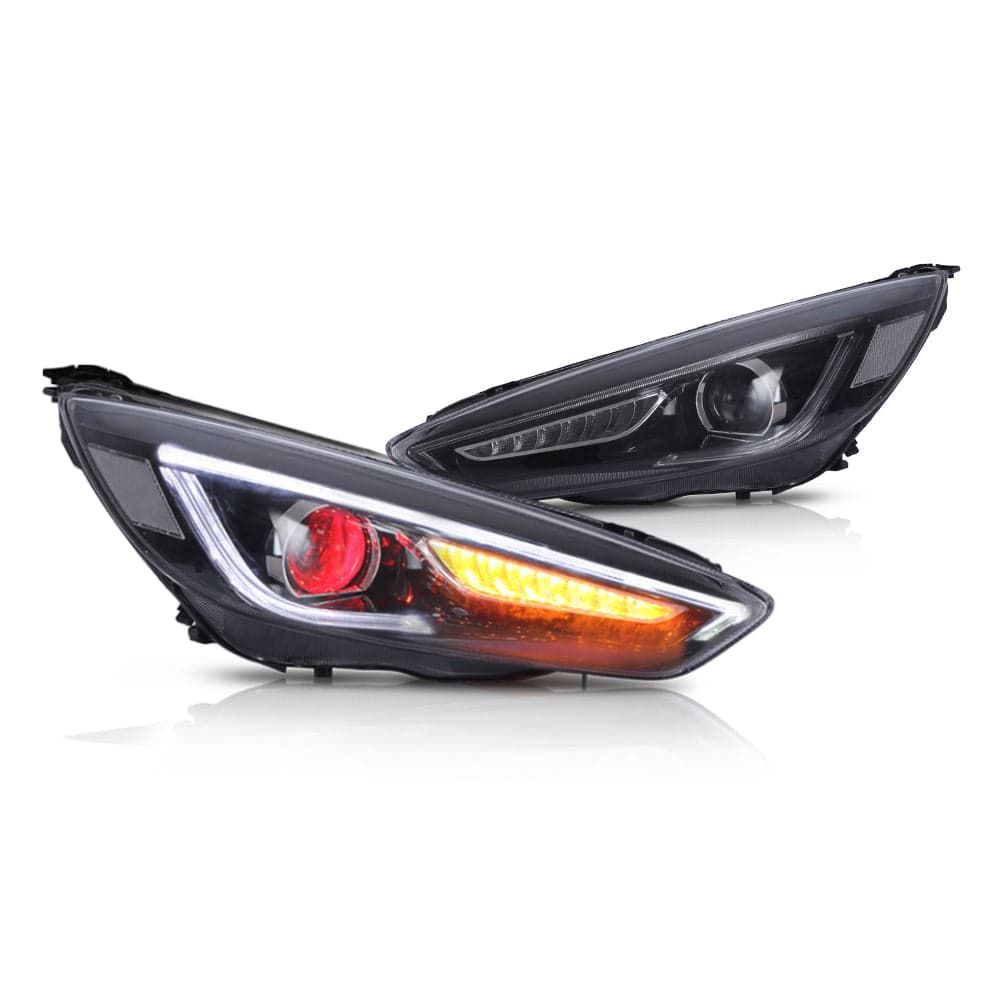 2015-2018 Ford Focus MK3 ST RS Bi-Linsen-Projektionsscheinwerfer schwarz | VLAND view 3
