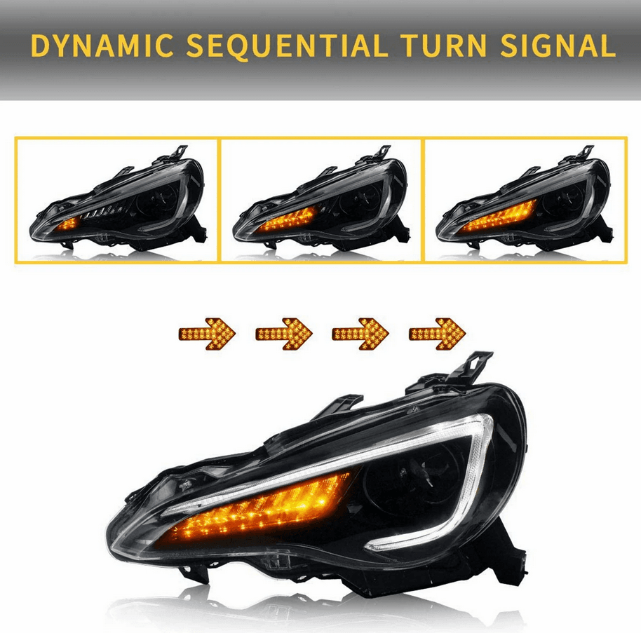 2012-2021 frs/brz/86 Headlights & Tail Lights view 4
