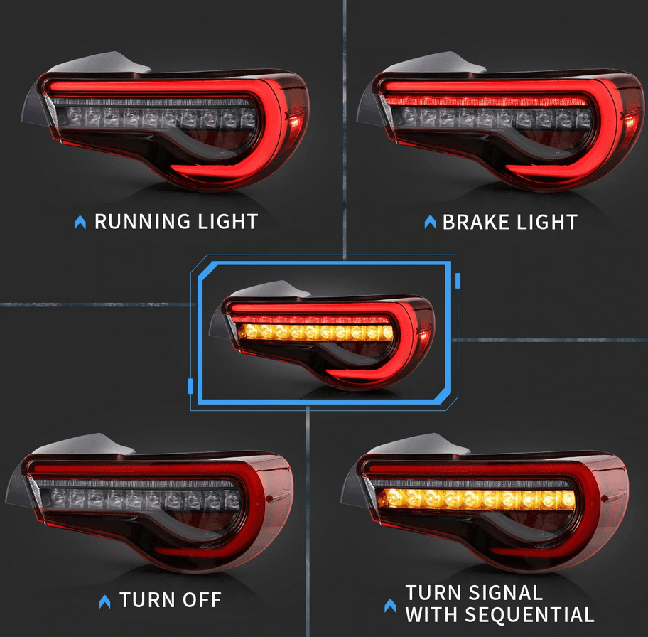 2012-2021 frs/brz/86 Headlights & Tail Lights view 6