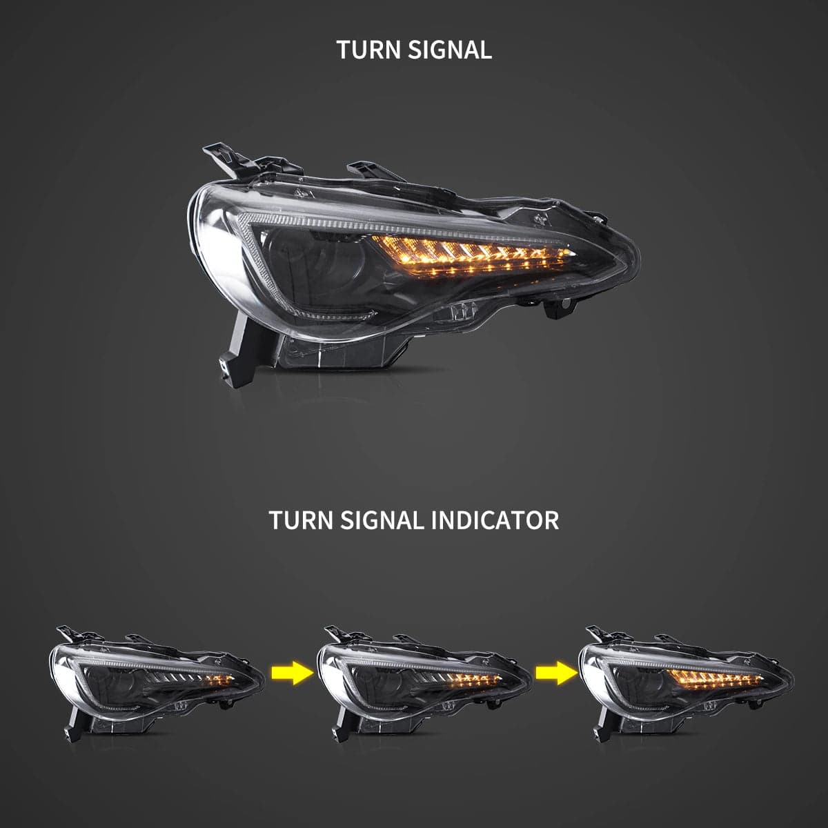 12-21 Toyota 86/GT86, Subaru Brz, Scion Frs actualización Full faros delanteros LED de proyector de 
