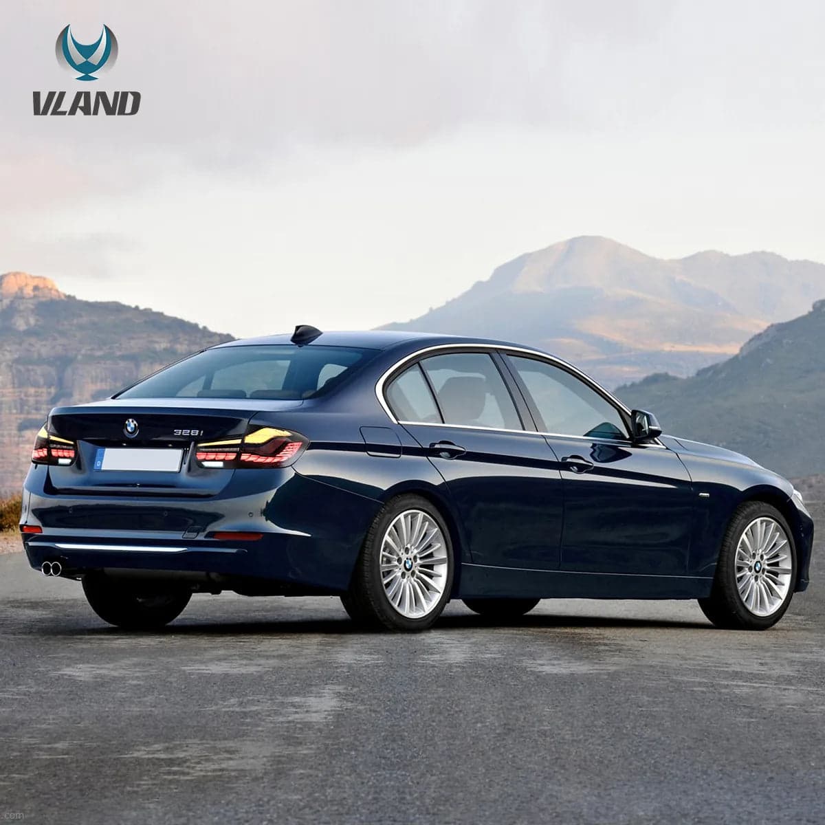 2012-2019 BMW 3 Series 6. generacja (F30 F80) tylne lampy OLED z dynamicznym oświetleniem powitalnym