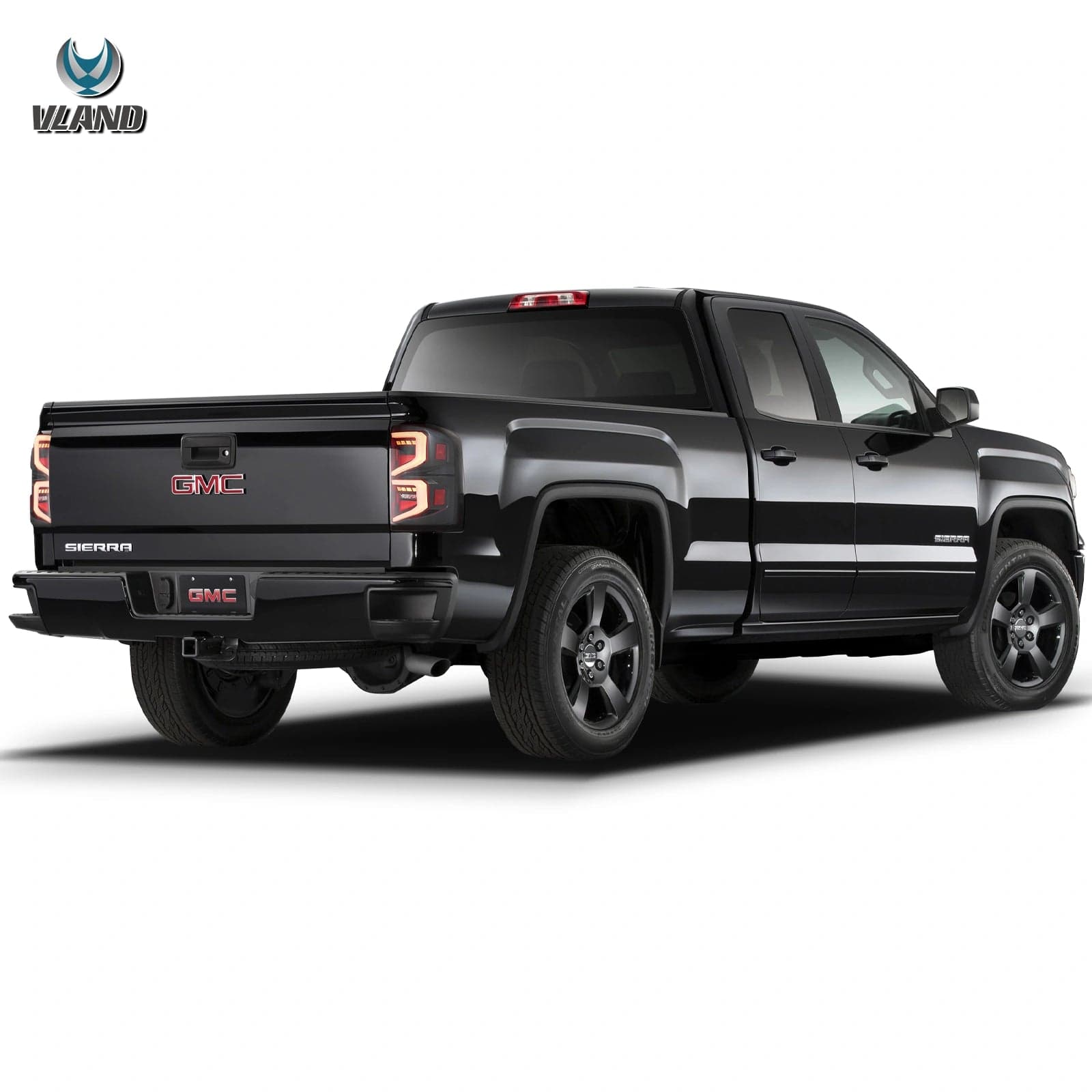 2014-2018 GMC Sierra 1500 2500HD 3500HD LED-Rückleuchten mit dynamischer Begrüßungsbeleuchtung klar 