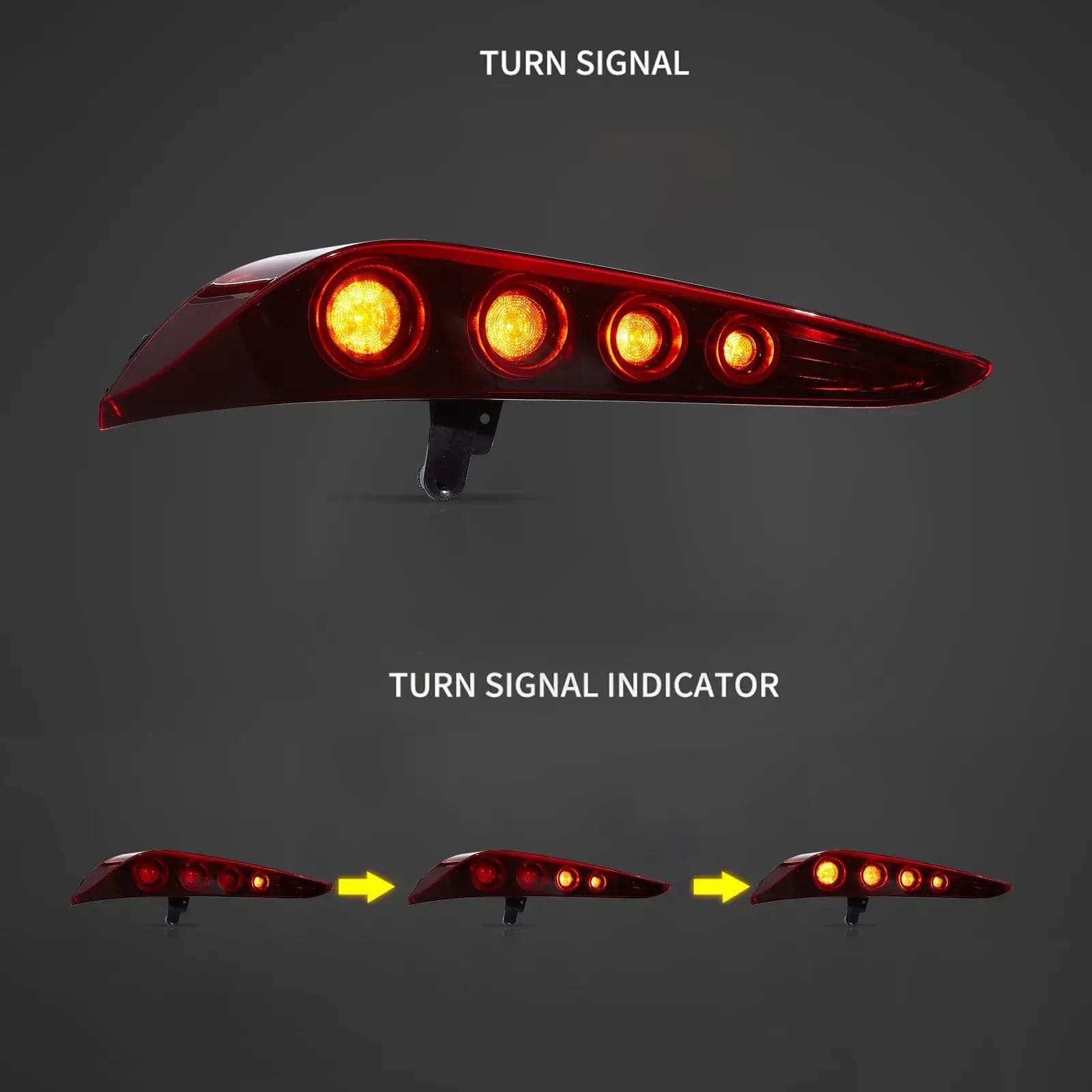 2019-2024 Toyota GR Supra A90/A91 LED-Rückleuchten w/dynamische Animation | VLAND view 3