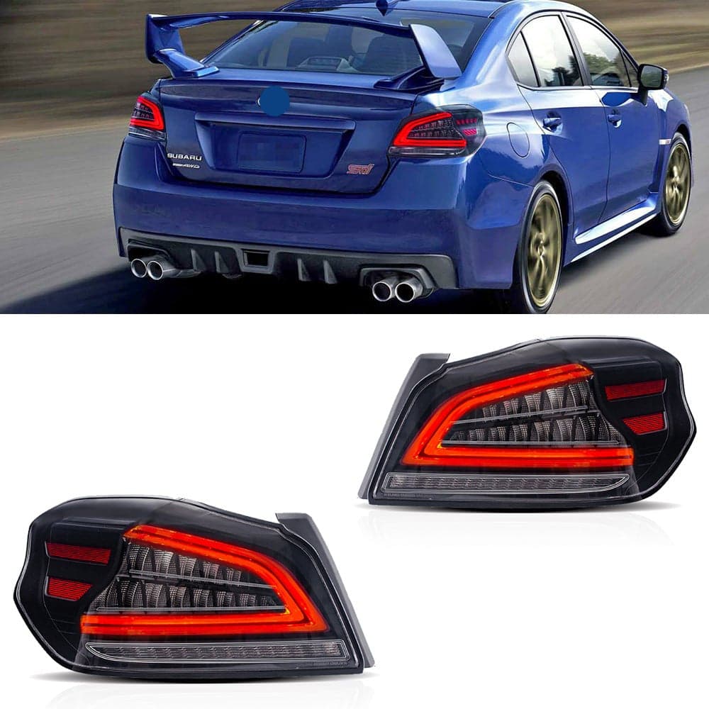 2015-2021 Subaru WRX & WRX STI 1th Gen(VA) LED Tail Lights With Sequential Turn Signal view 11