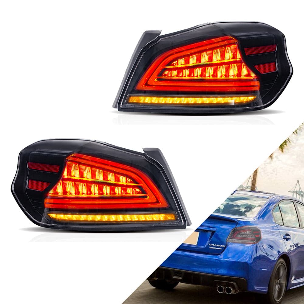 2015-2021 Subaru WRX & WRX STI 1th Gen(VA) LED Tail Lights With Sequential Turn Signal view 1