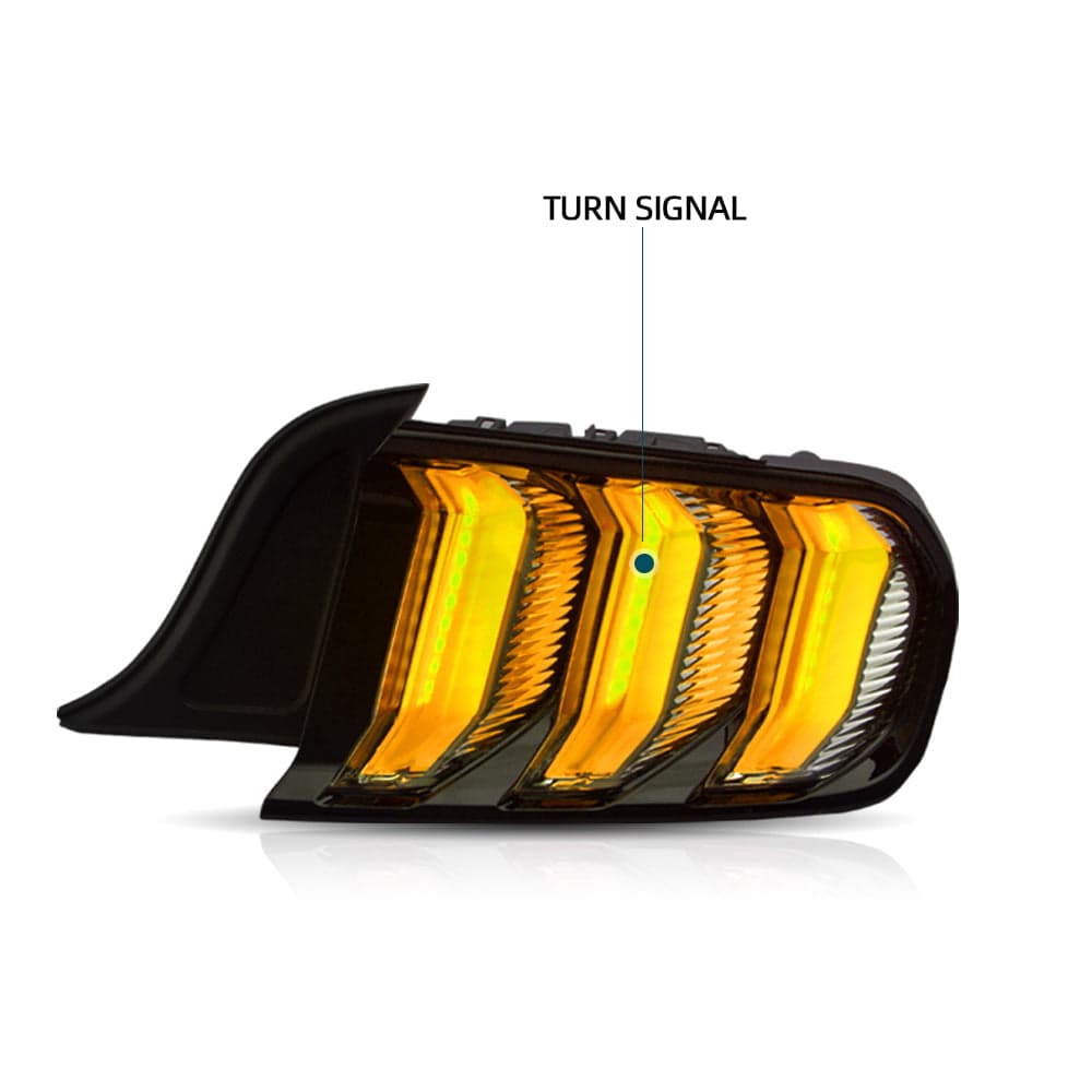 2015-2023 Ford Mustang 6. Generation (S550) LED-Rückleuchten mit 5 modes sequenzieller Blinker | VLA
