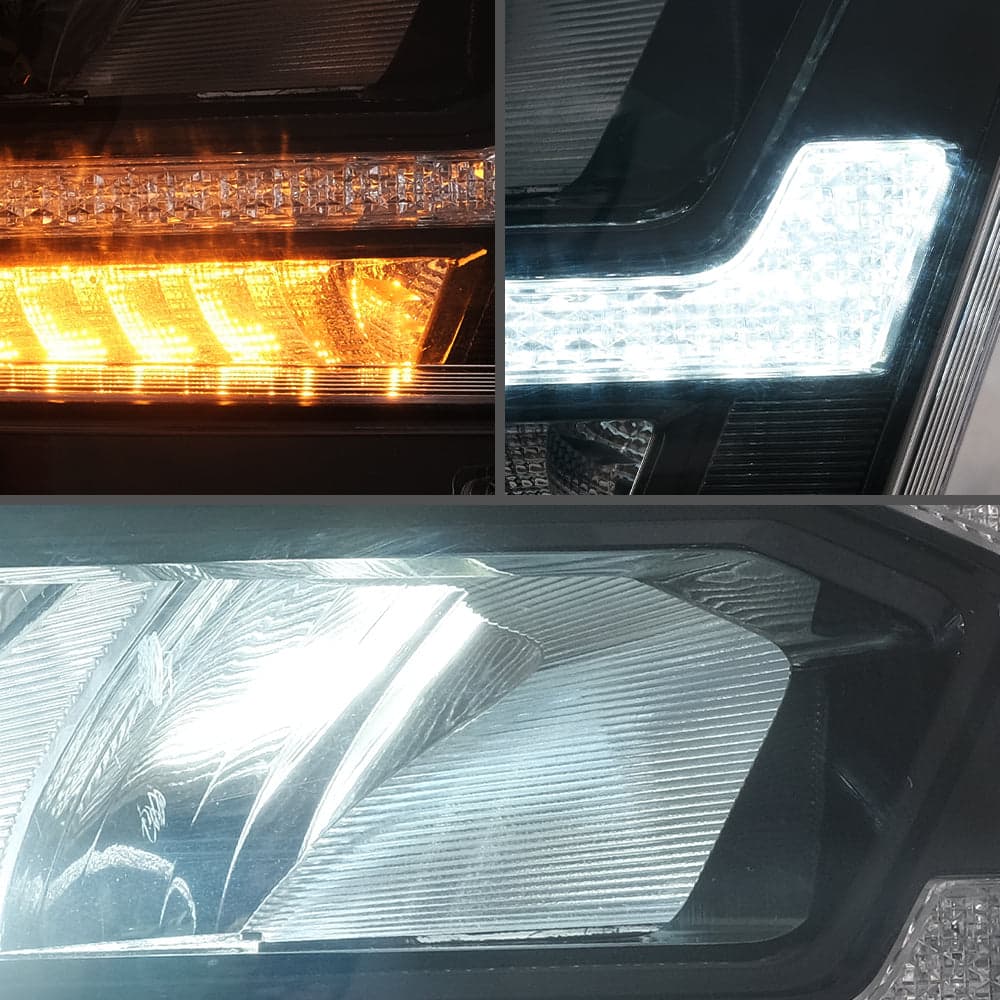 2019-2024 Dodge Ram 1500 5. Generation (DT) LED-Reflektorscheinwerfer chrom | VLAND view 10