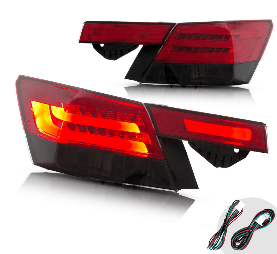 4 Stück LED-Rückleuchten für Honda Accord Inspire 8. Generation Sedan 2008-2012(Not für Coupe) | VLA