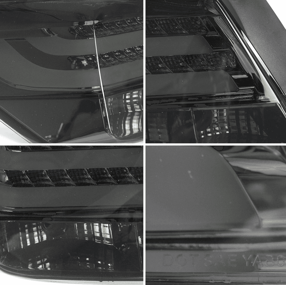 4 Stück LED-Rückleuchten für Honda Accord Inspire 8. Generation Sedan 2008-2012(Not für Coupe) | VLA