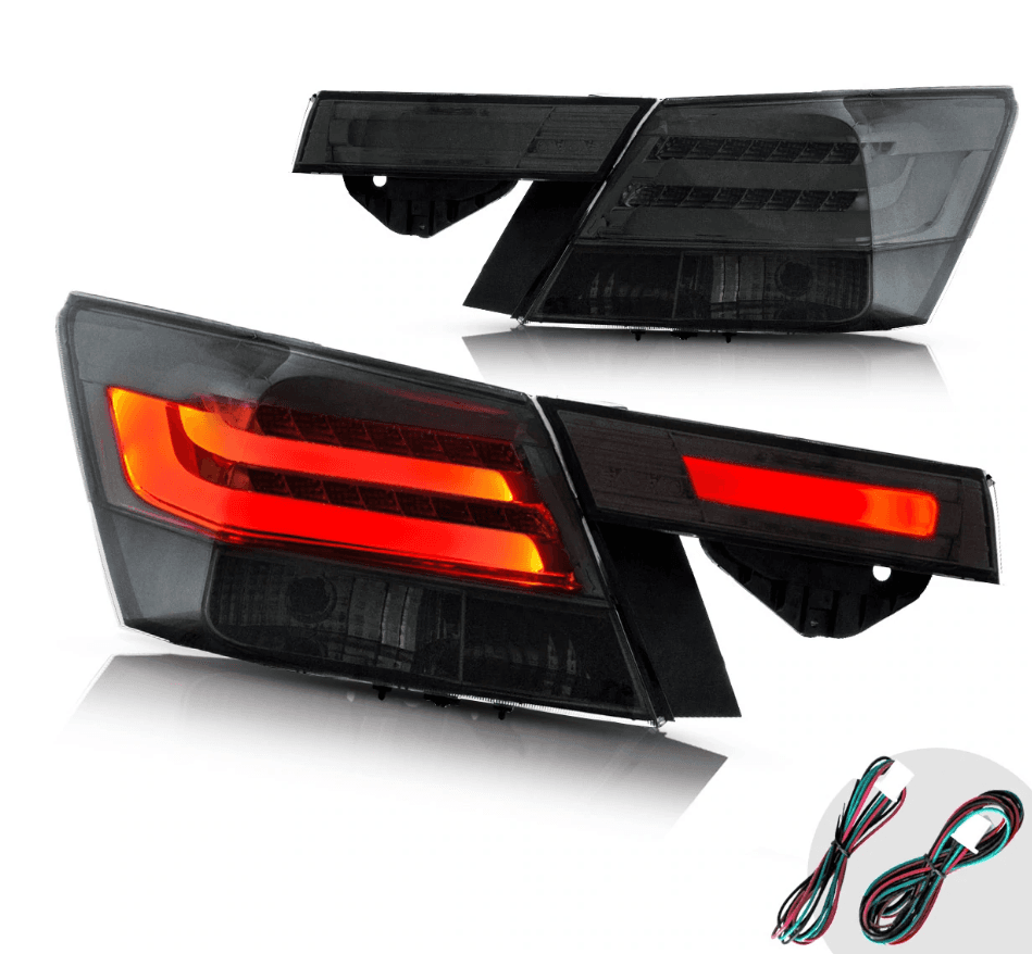 4 Stück LED-Rückleuchten für Honda Accord Inspire 8. Generation Sedan 2008-2012(Not für Coupe) | VLA