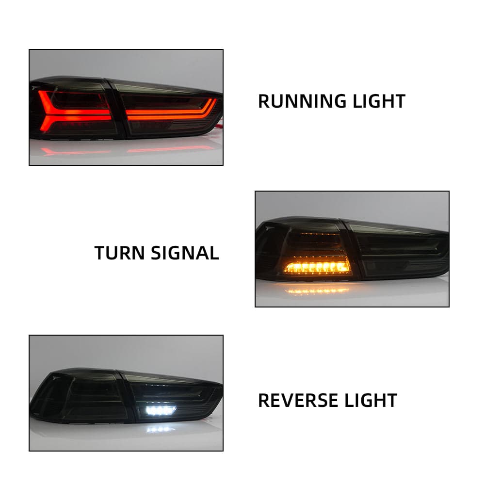 LED-Scheinwerfer und Taillights für Mitsubishi Lancer 2008-2017 | VLAND view 10