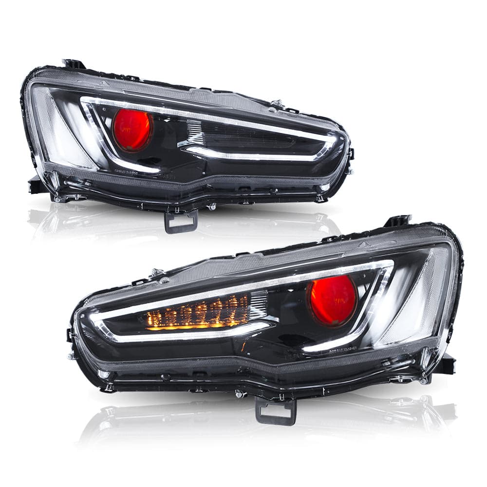 LED-Scheinwerfer und Taillights für Mitsubishi Lancer 2008-2017 | VLAND view 4
