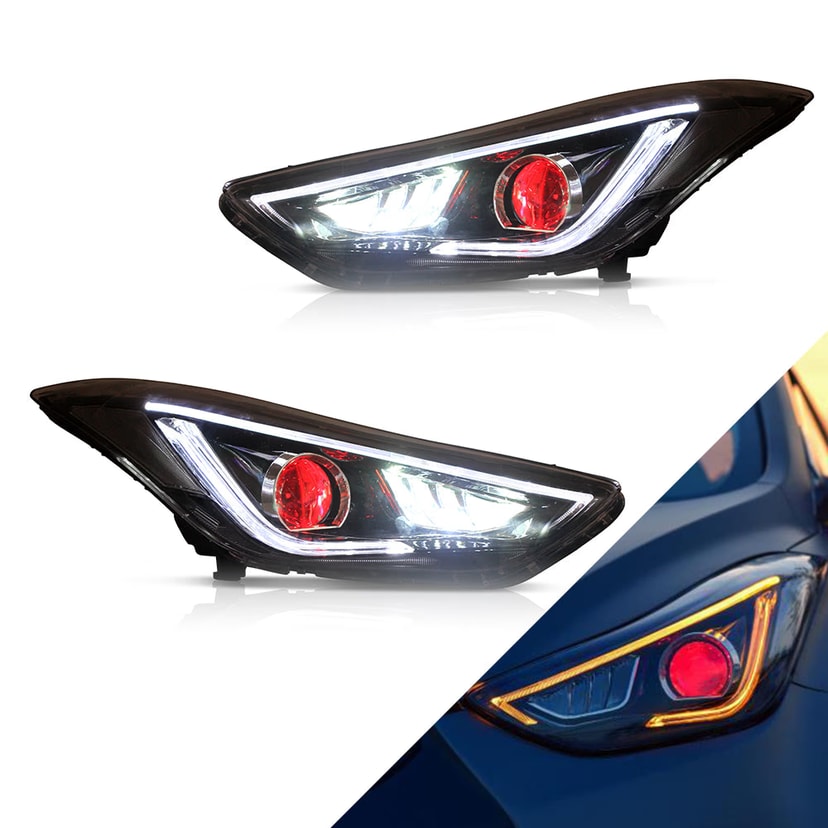 Hyundai Elantra Phares Projector 2011-2015 | VLAND EU