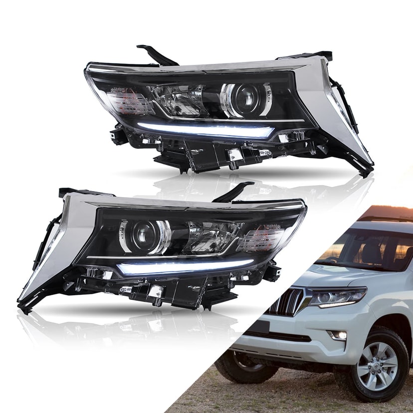 Toyota Land Cruiser Prado Faros delanteros Proyector 2016-2021 | VLAND EU