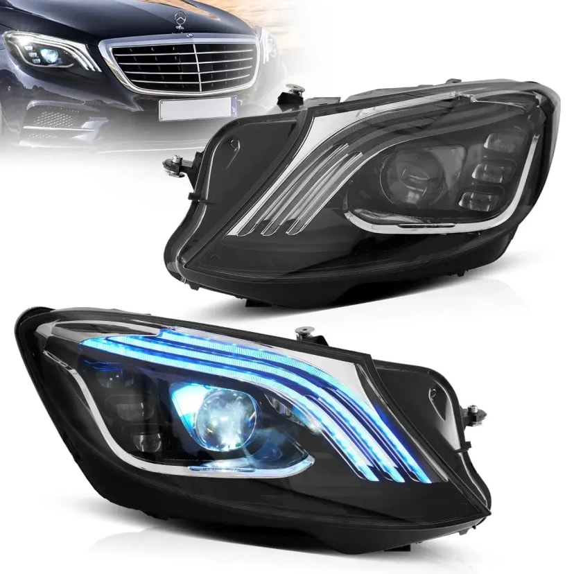 Mercedes-Benz S-Class Headlights EU LED Matrix 2014-2017 | VLAND EU