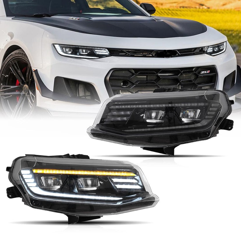 Chevrolet Camaro Headlights EU LED 2016-2018 | VLAND EU