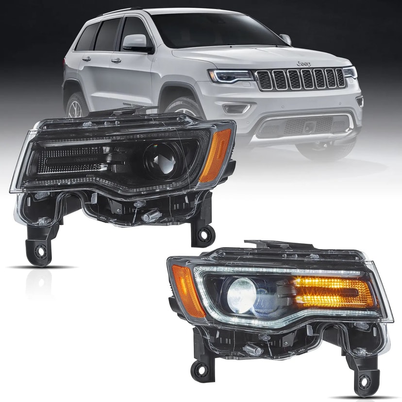 Jeep Grand Cherokee Faros delanteros LED 2014-2022 | VLAND EU