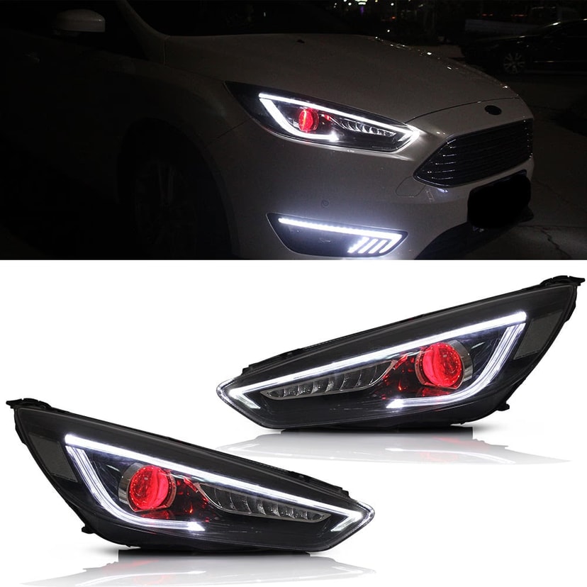 Ford Focus Headlights EU LED 2015-2018 | VLAND EU
