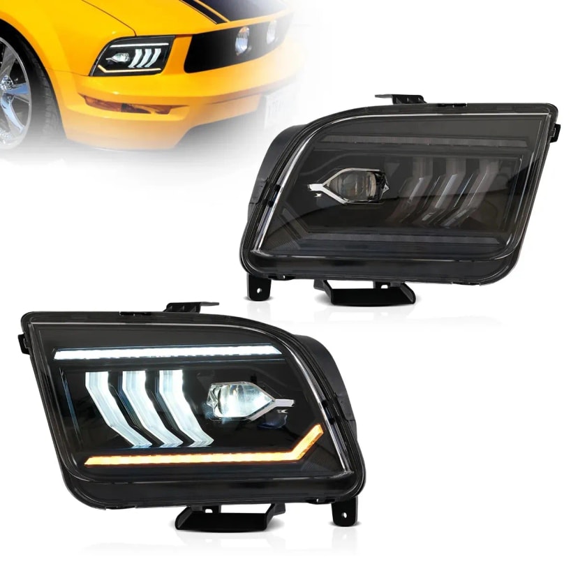 Ford Mustang Headlights EU 2005-2009 | VLAND EU