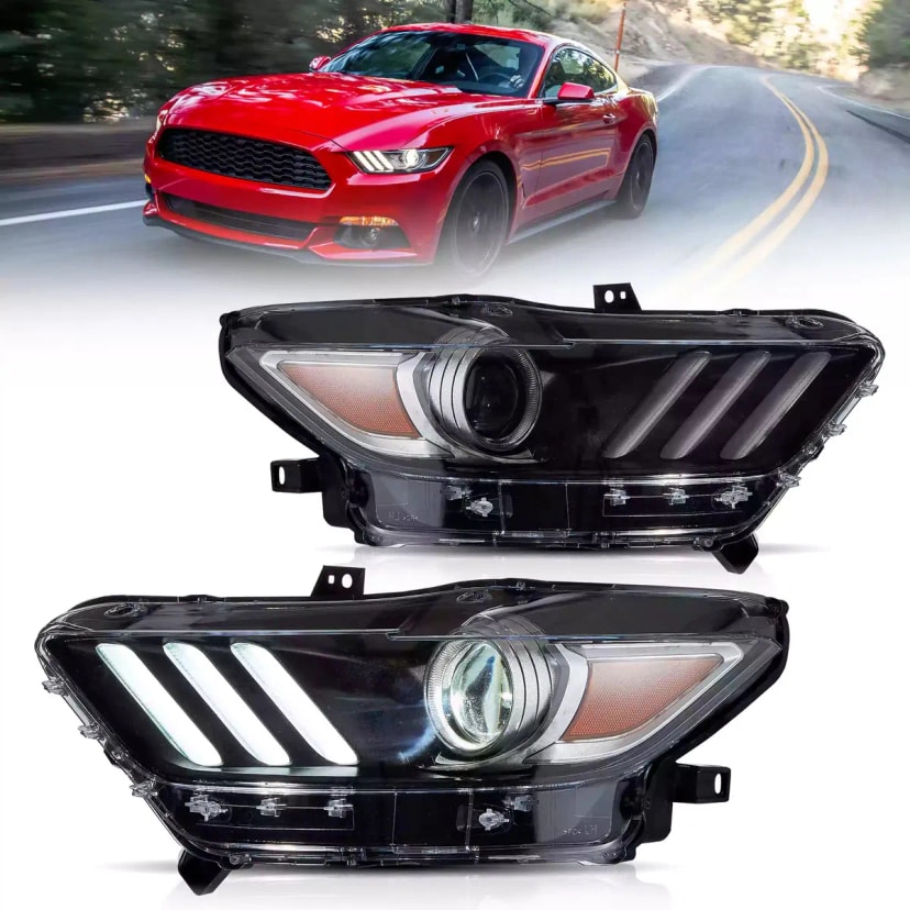 Ford Mustang Headlights OEM-look EU 2015-2017 | VLAND EU