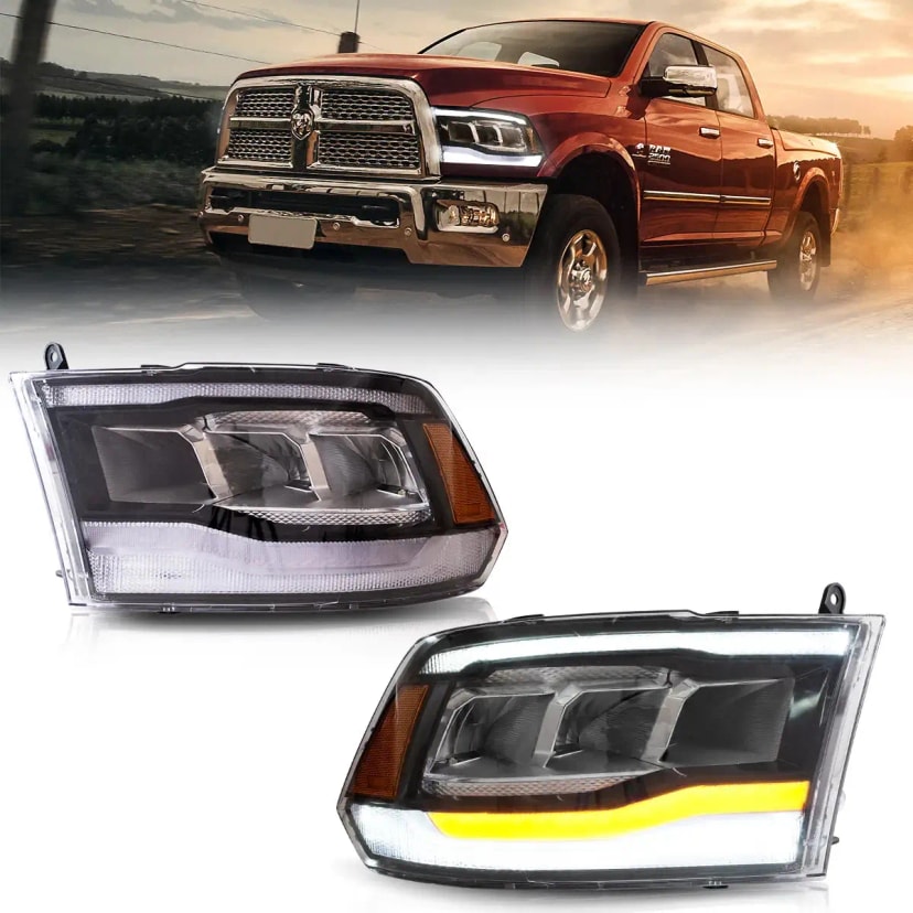 Dodge Ram 4th Gen Scheinwerfer EU Klassischer Look 2009-2018 | VLAND EU