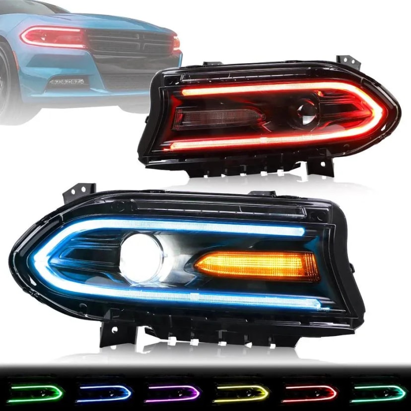 Dodge Charger Phares RGB 2015-2023 | VLAND EU