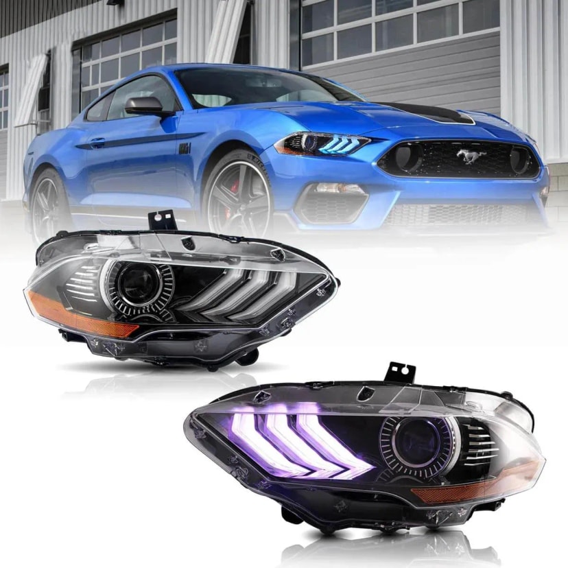 Ford Mustang Headlights RGB EU 2018-2022 | VLAND EU