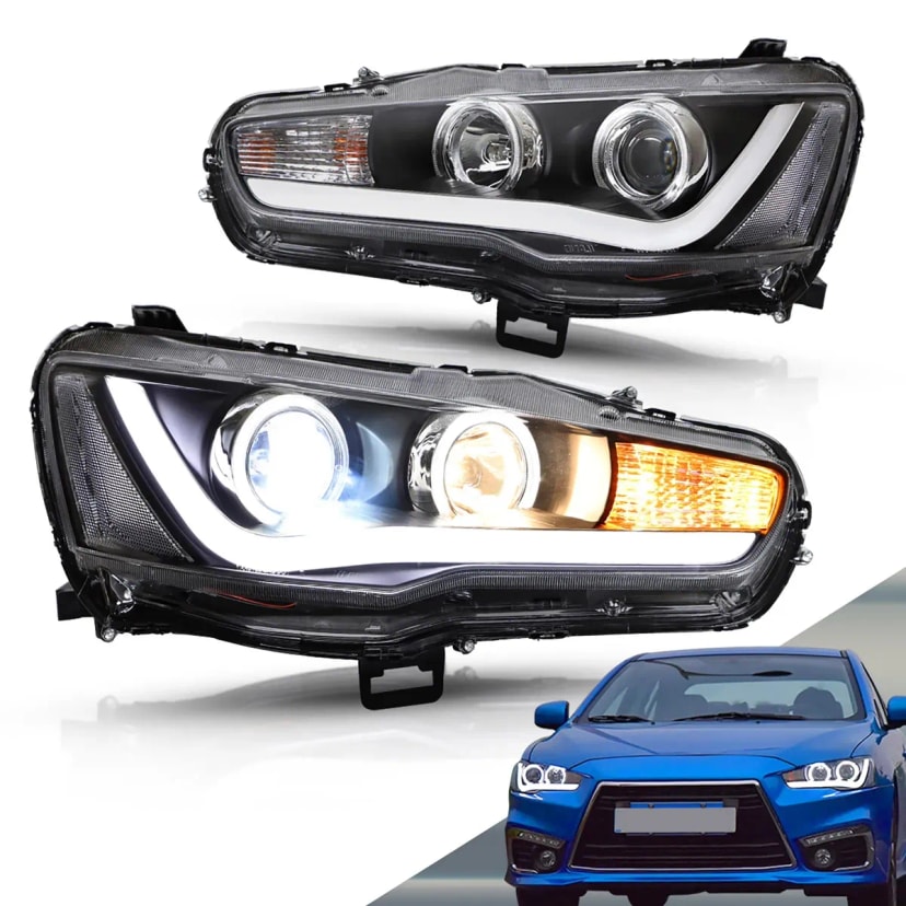 Mitsubishi Lancer Faros delanteros 2008-2017 | VLAND EU
