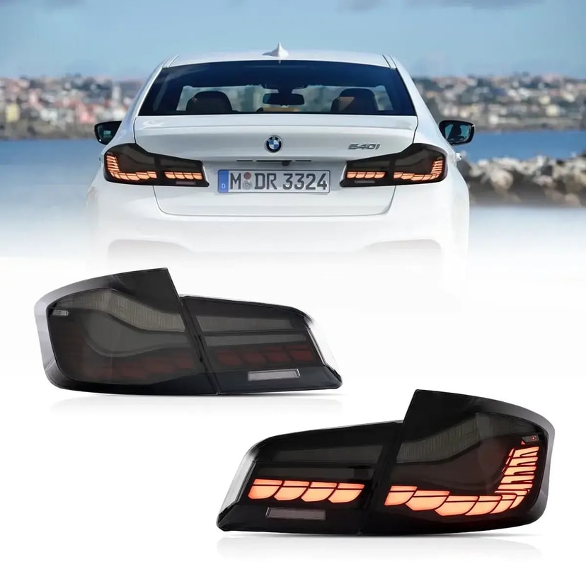 BMW 5 Serijos galiniai žibintai GTS stilius 2011-2017 | VLAND EU