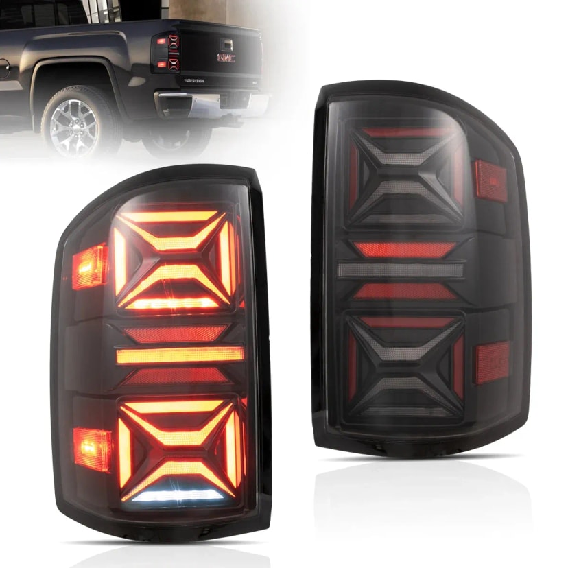 GMC Sierra Pilotos traseros LED Estilo III 2014-2018 | VLAND EU