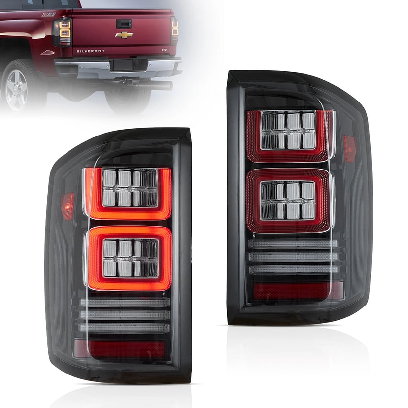 Chevrolet Silverado Pilotos traseros LED II 2014-2018 | VLAND EU