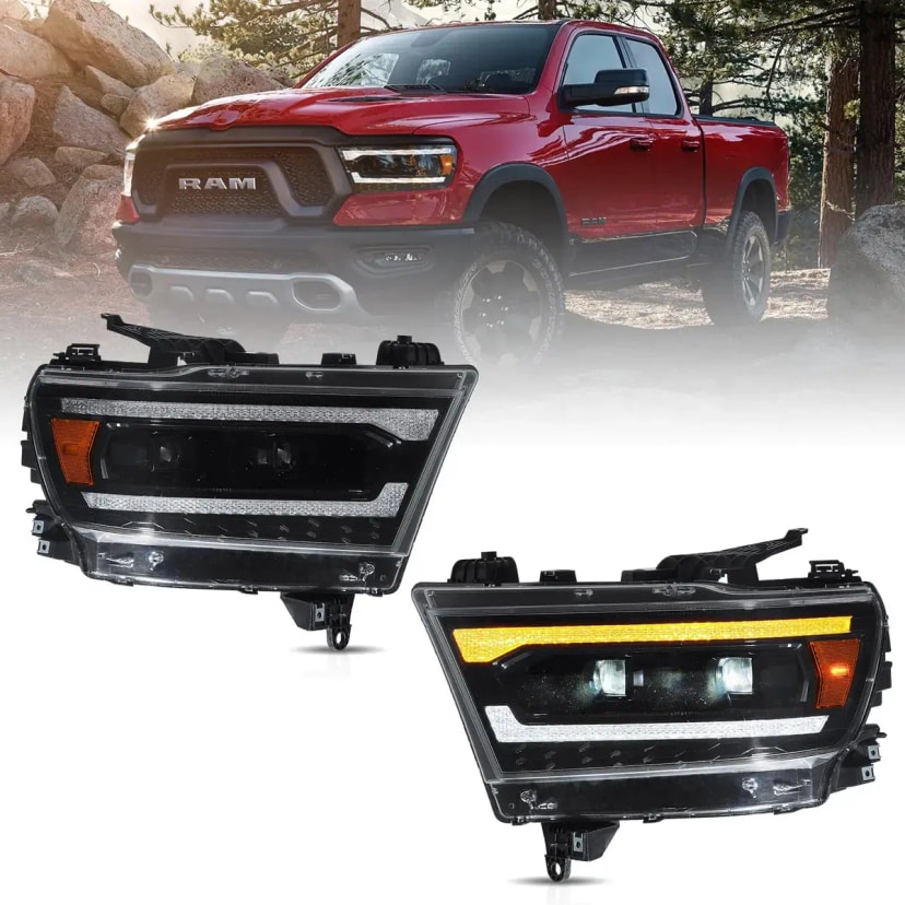 Dodge Ram 1500 Scheinwerfer LED 2019-2024 | VLAND EU