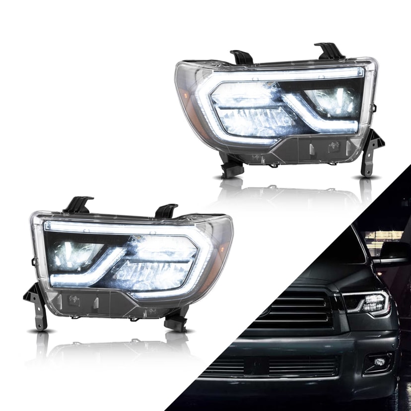 Toyota Tundra Headlights EU LED 2007-2021 | VLAND EU