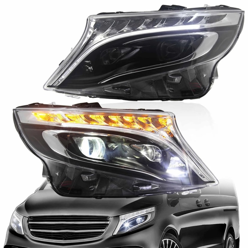 Mercedes-Benz Metris Vito Faros delanteros LED Classic Look 2014-2023 | VLAND EU