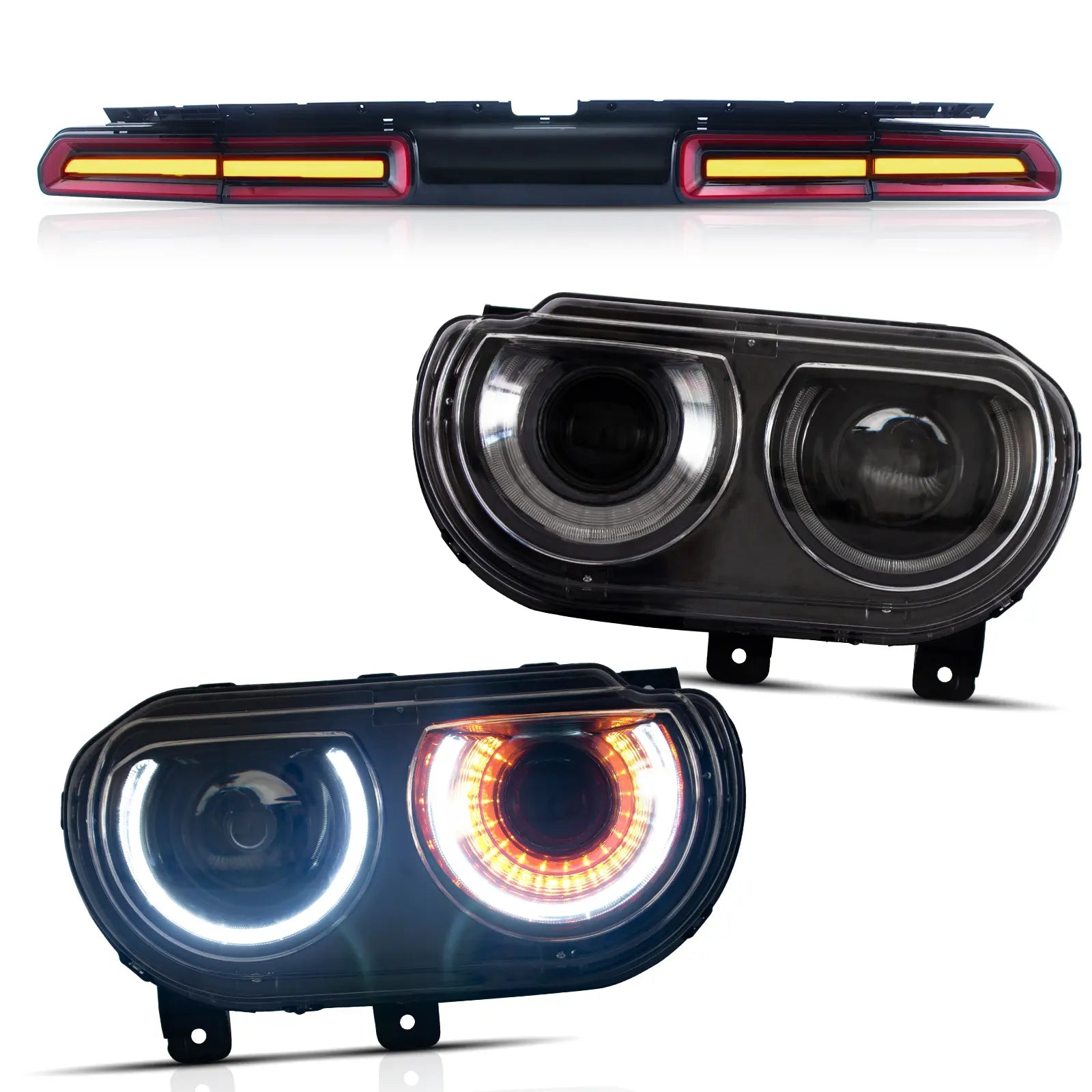 Dodge Challenger Reflektory i Lampy tylne 2008-2014 | VLAND EU (LHD)
