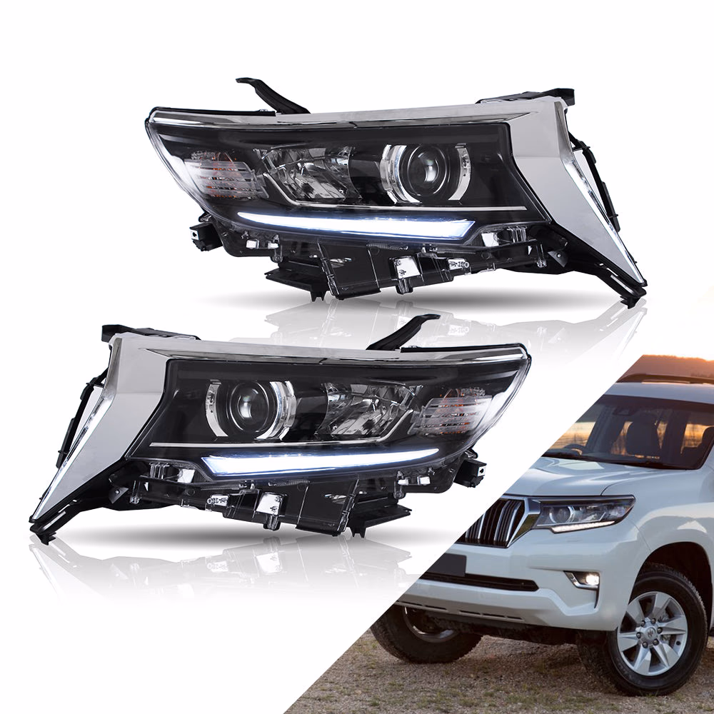 Toyota Land Cruiser Prado Faros delanteros Proyector 2016-2021 | VLAND EU