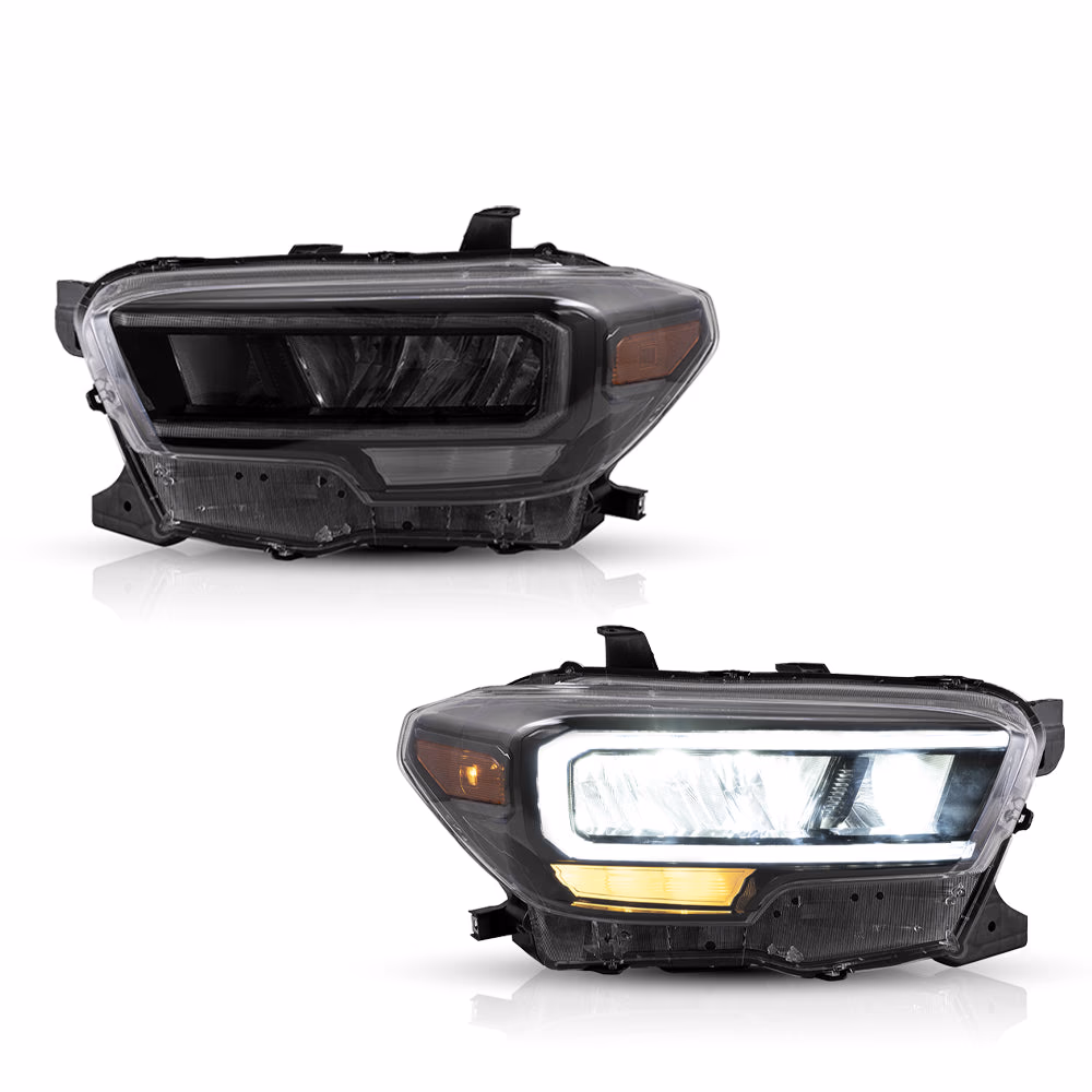 Toyota Tacoma Faros delanteros Projector 2016-2024 | VLAND EU - Amber