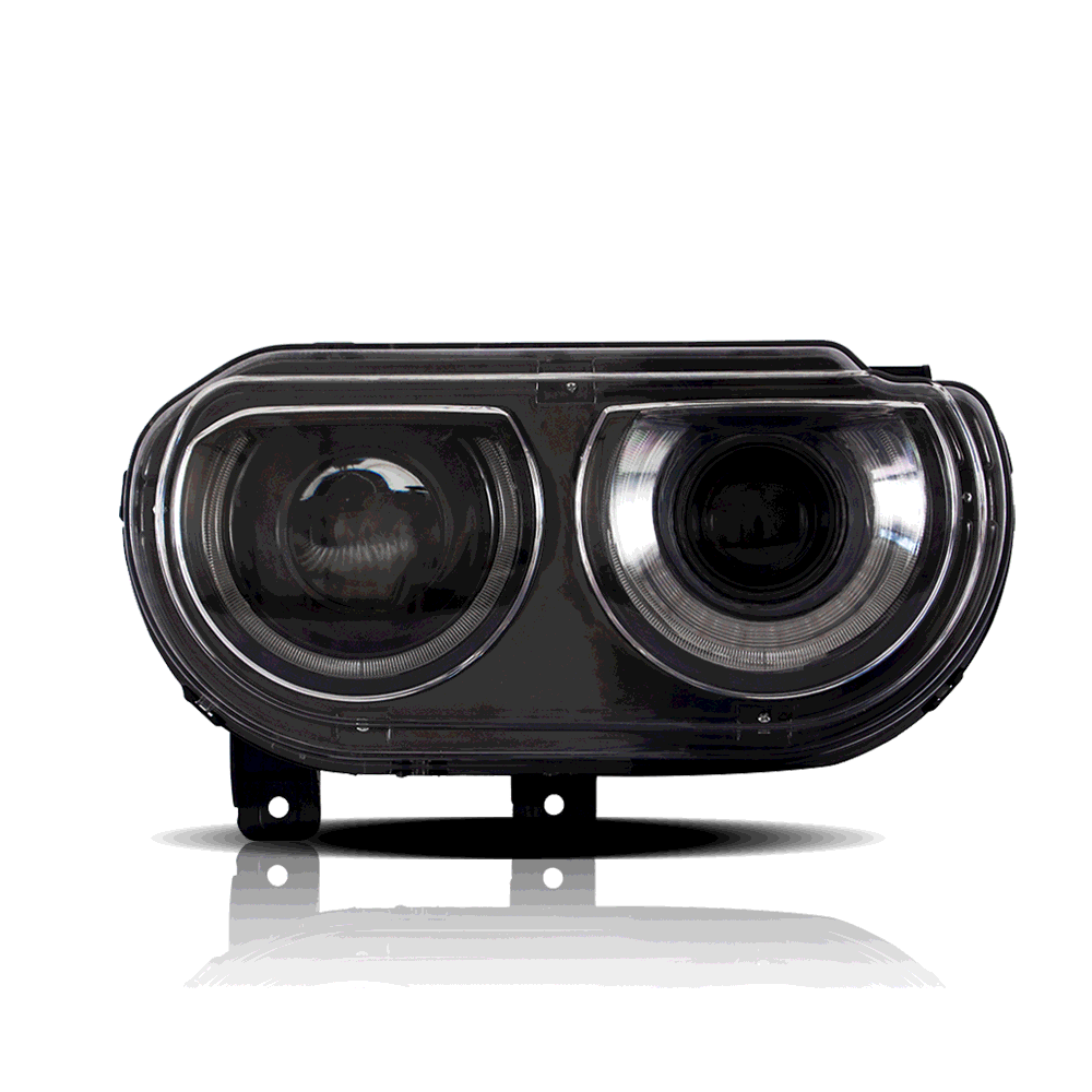 2008-2014 Dodge Challenger 3th Gen LED HeadLights view 2