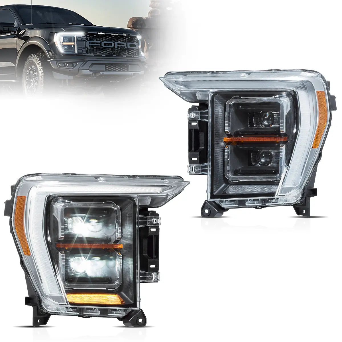 Ford F-150 Matrix LED Headlights EU 2021-2023 | VLAND EU