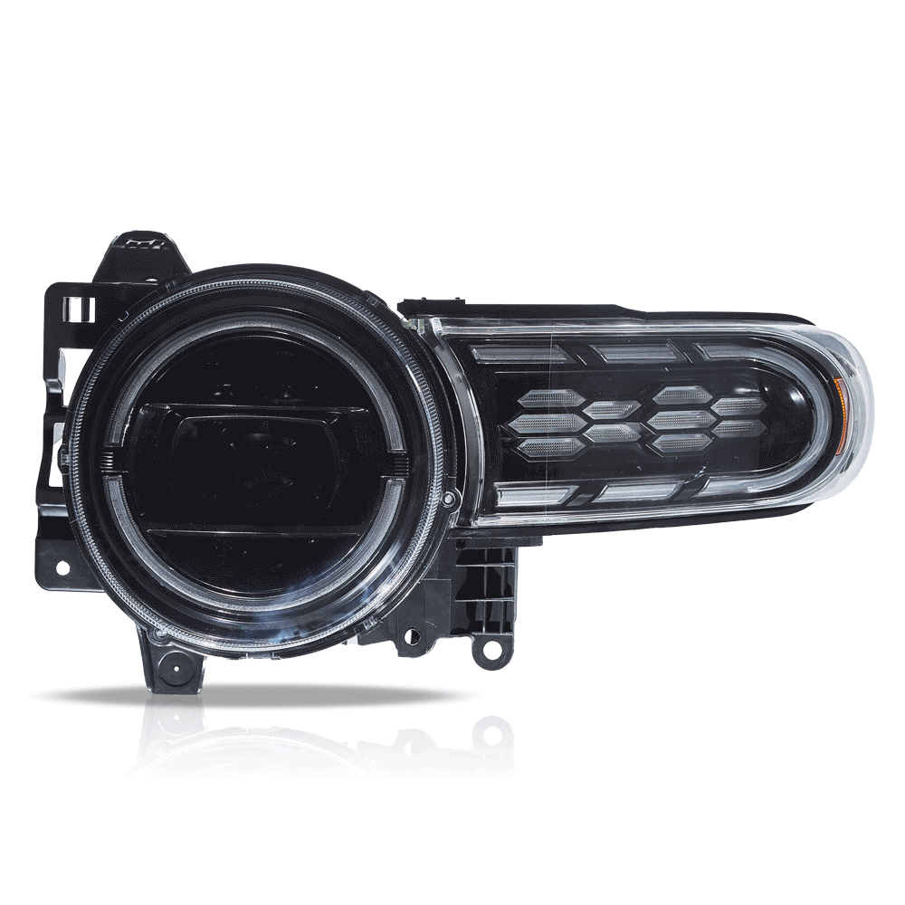 2006-2022 Toyota FJ Cruiser XJ10 Full LED Dual Beam Projector Headlights With start-up animation vie