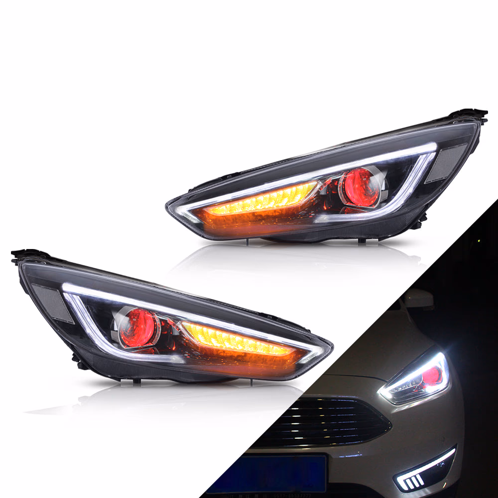 Ford Focus Headlights EU LED 2015-2018 | VLAND EU (LHD)