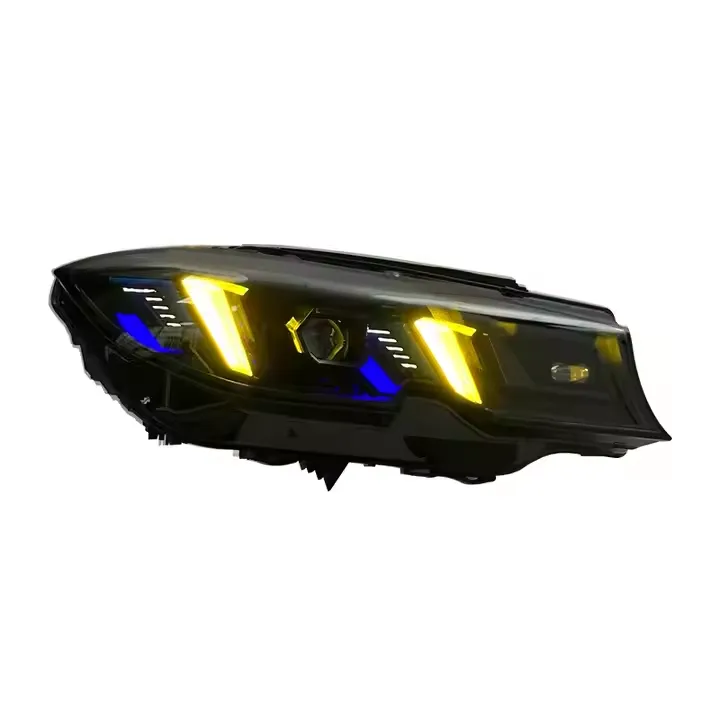 BMW G20/G21 LED žibintai — „Snake-Eyes“ — geltoni/balti DRL — 2019–2022