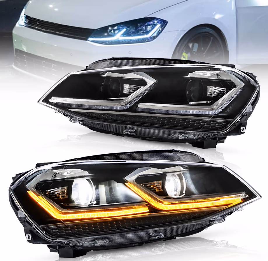 VW Golf Mk7 Headlights EU LED 2012-2017 | VLAND EU